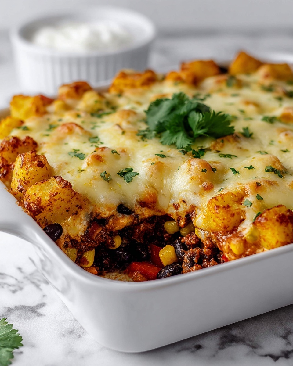 Mexican Tater Tot Casserole Recipe - Recipe Image