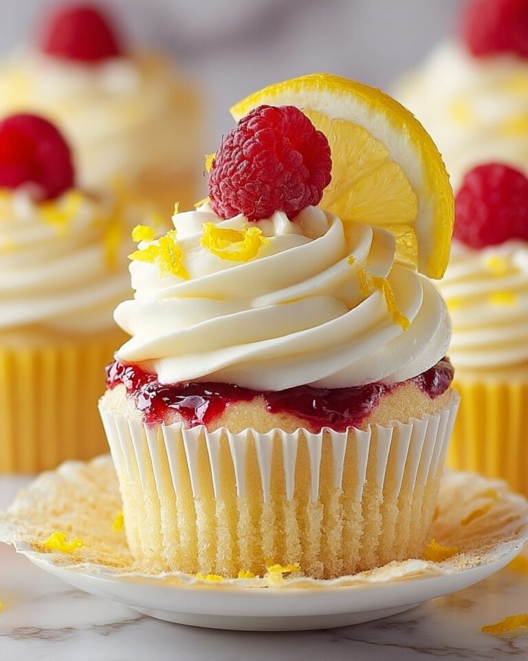 Raspberry Lemon Heaven Cupcakes Recipe