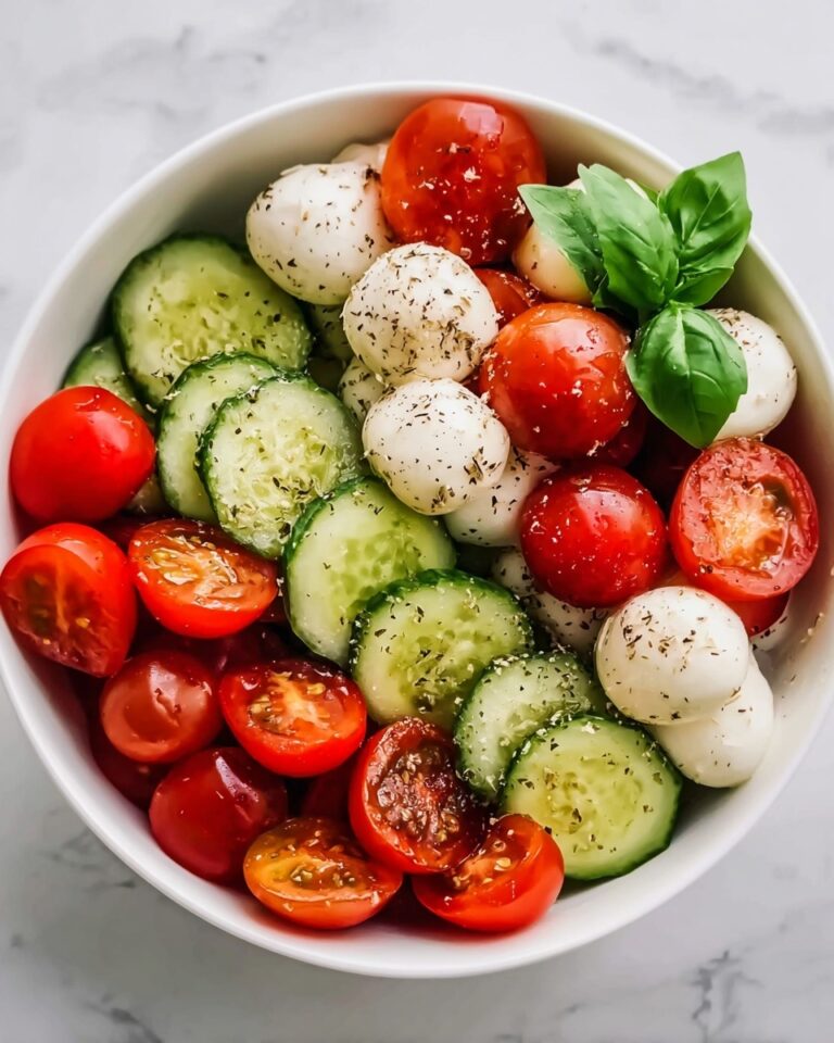 Cucumber Caprese Salad Recipe