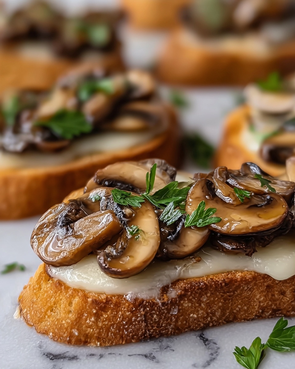 Garlic Mushroom Toast Recipe - Recipe Image