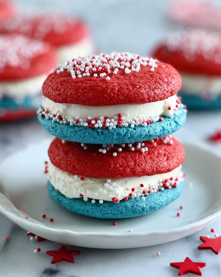 Red, White and Blue Whoopie Pies Recipe
