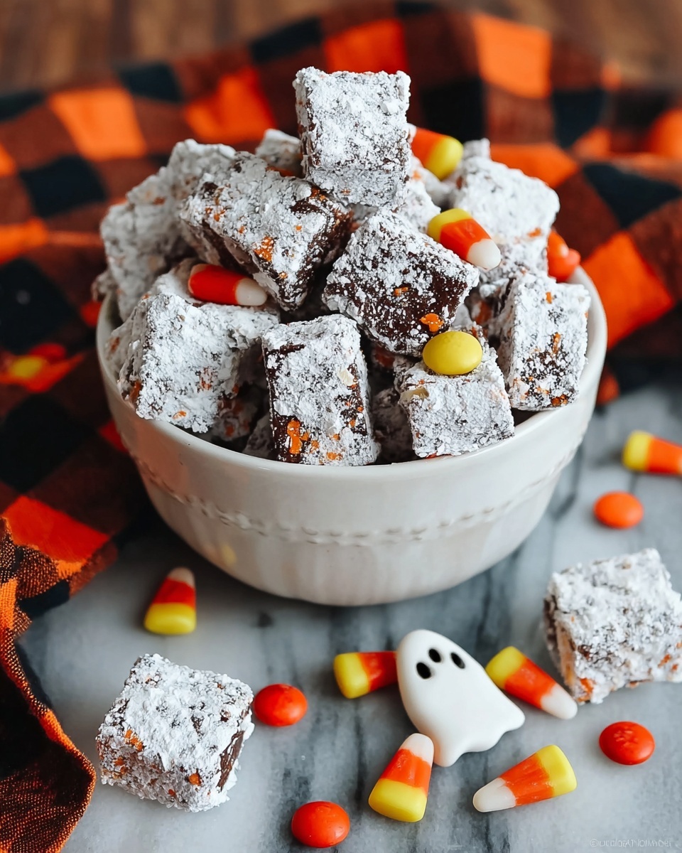 Halloween Muddy Buddies Recipe - Recipe Image
