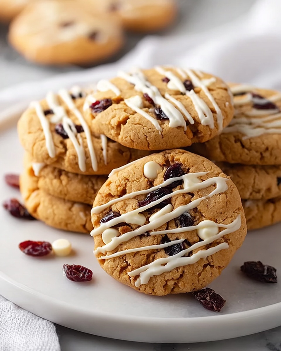 White Chocolate Cranberry Orange Cookies Recipe - Recipe Image