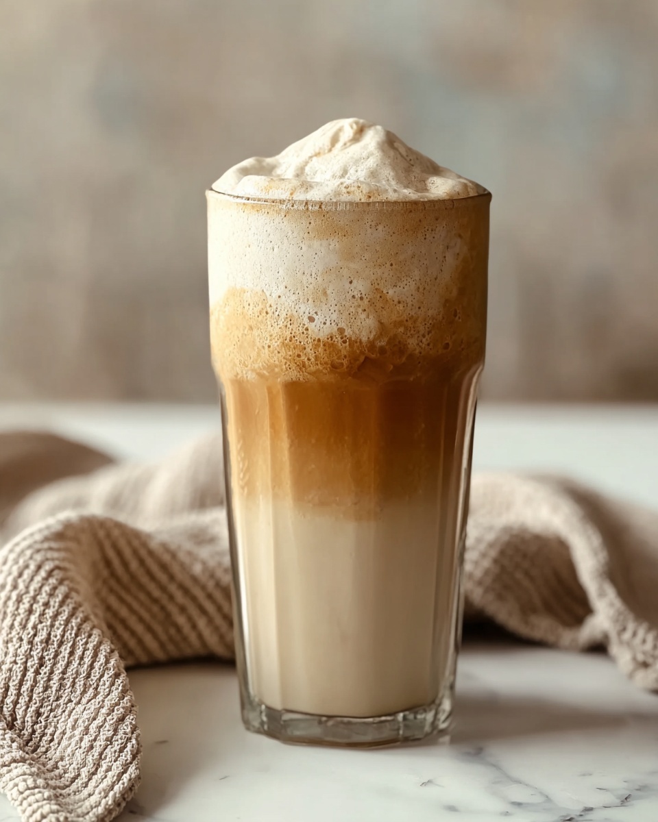Blended Slushy Iced Coffee Recipe - Recipe Image