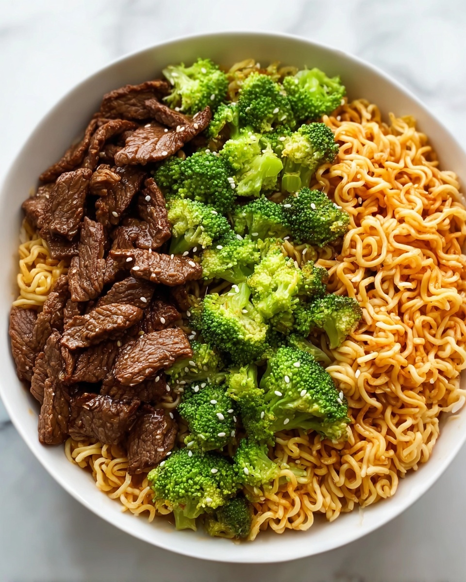 Beef and Broccoli Ramen Stir Fry Recipe - Recipe Image