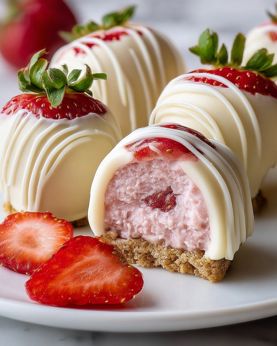 Strawberry Cheesecake Bites: The Perfect No-Bake Dessert Recipe - Recipe Image