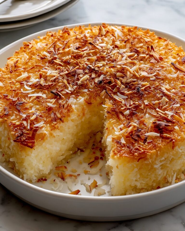 The Best Ever Crustless Coconut Pie – So Creamy, So Easy! Recipe