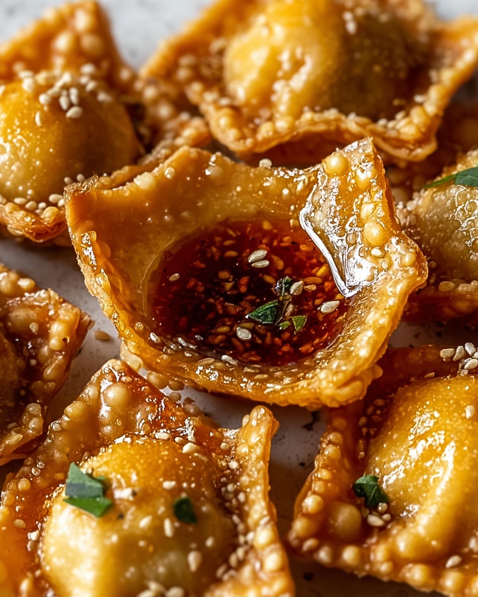 Crab Rangoons with Orange Sweet Chili Dipping Sauce Recipe - Recipe Image