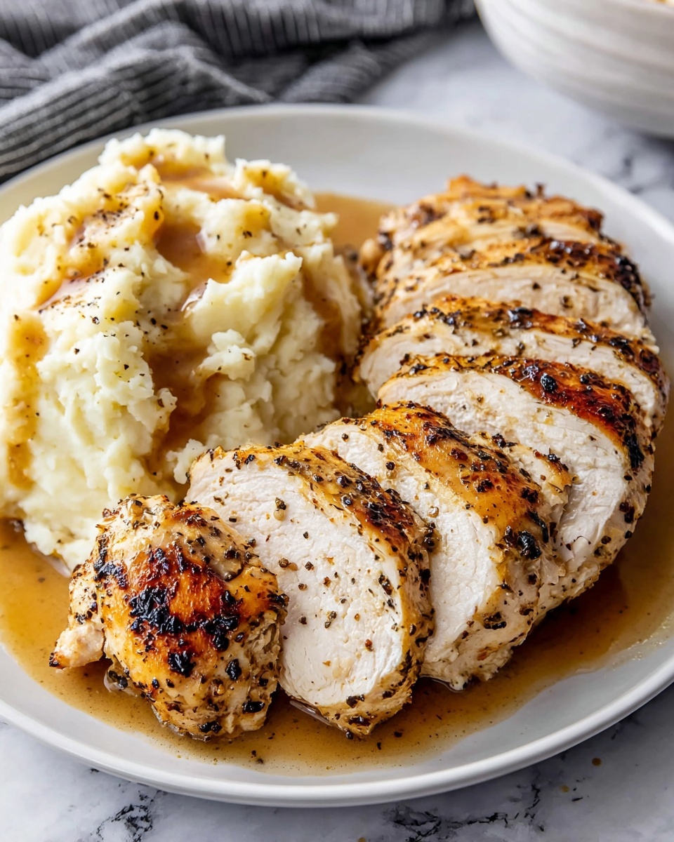 Crockpot Turkey Breast with Lemon, Vegetables, and Herbs Recipe - Recipe Image