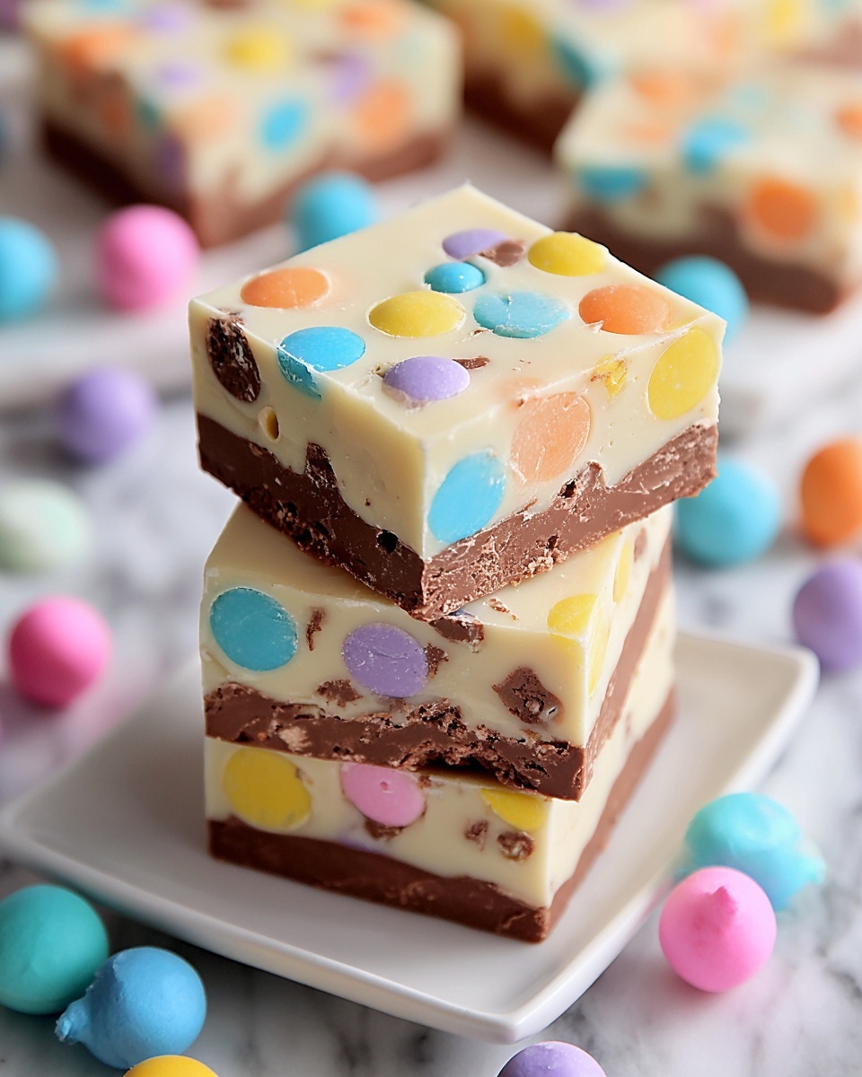 Easter Candy Fudge Recipe - Recipe Image