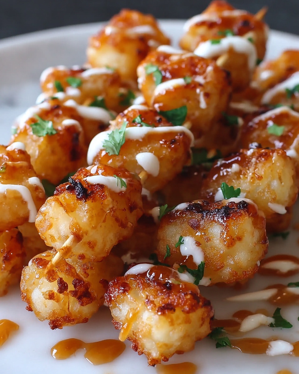 Loaded Tater Tots on Shareable Skewers Recipe - Recipe Image