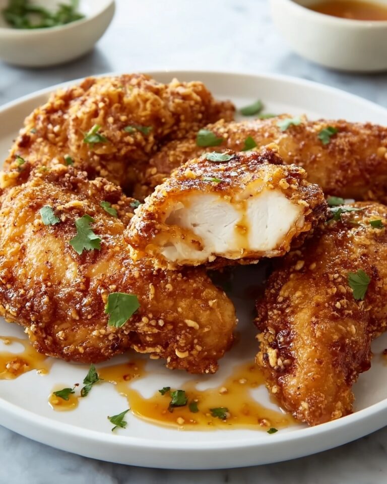 Air Fryer Honey Butter Garlic Chicken Tenders Recipe