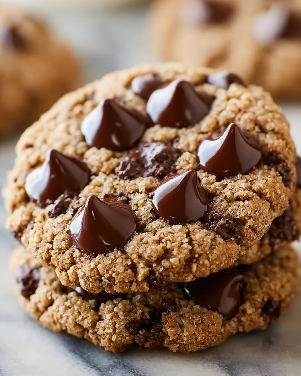 Peanut Butter Oatmeal Chocolate Chip Cookies Recipe - Recipe Image