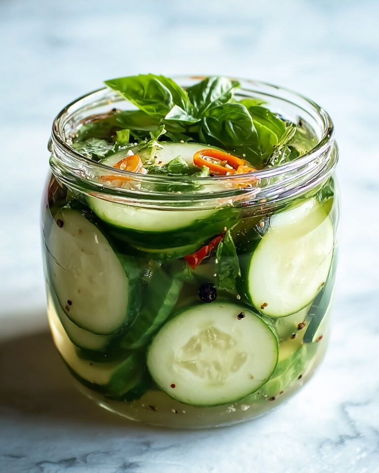 Fresh Pickled Cucumber Salad Recipe