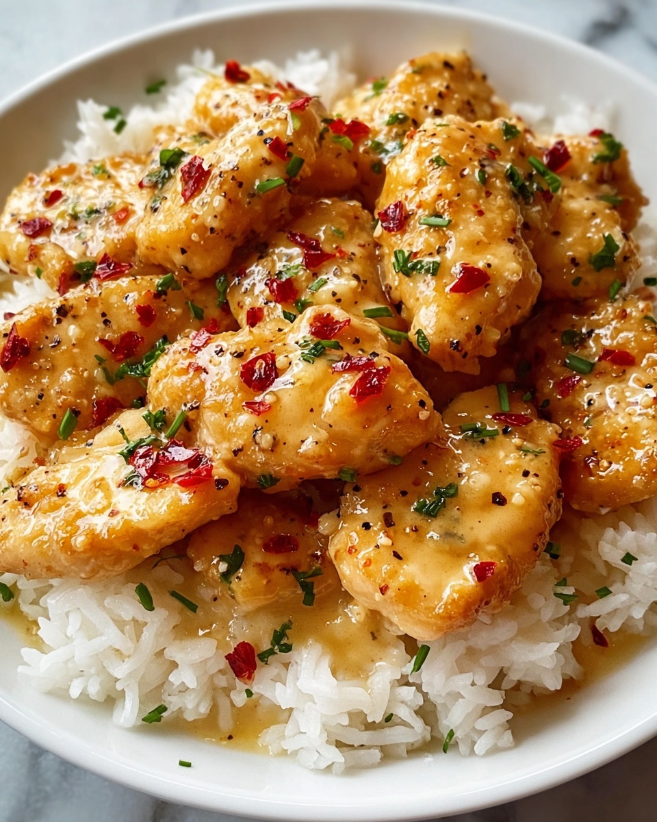 Chicken Scampi with Creamy Garlic Parmesan Rice Recipe - Recipe Image