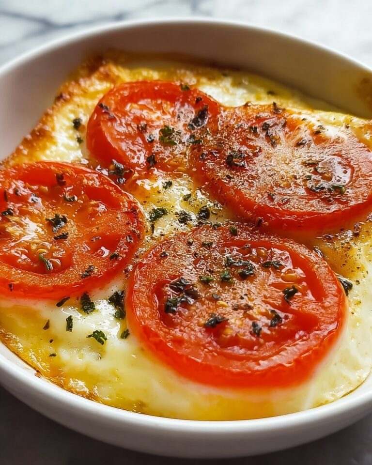 Tomato and Cheese Egg Bake Recipe