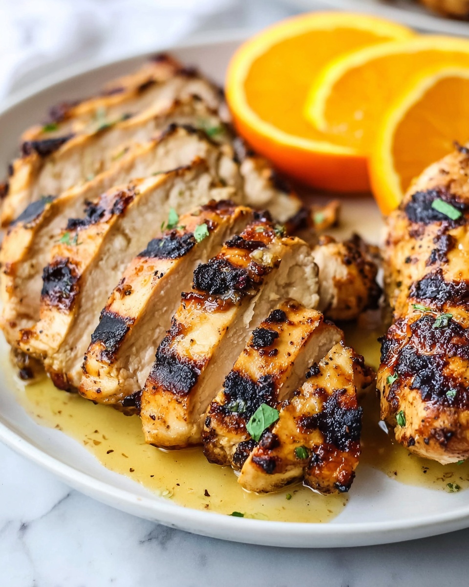 Grilled Orange Honey Chicken Recipe - Recipe Image