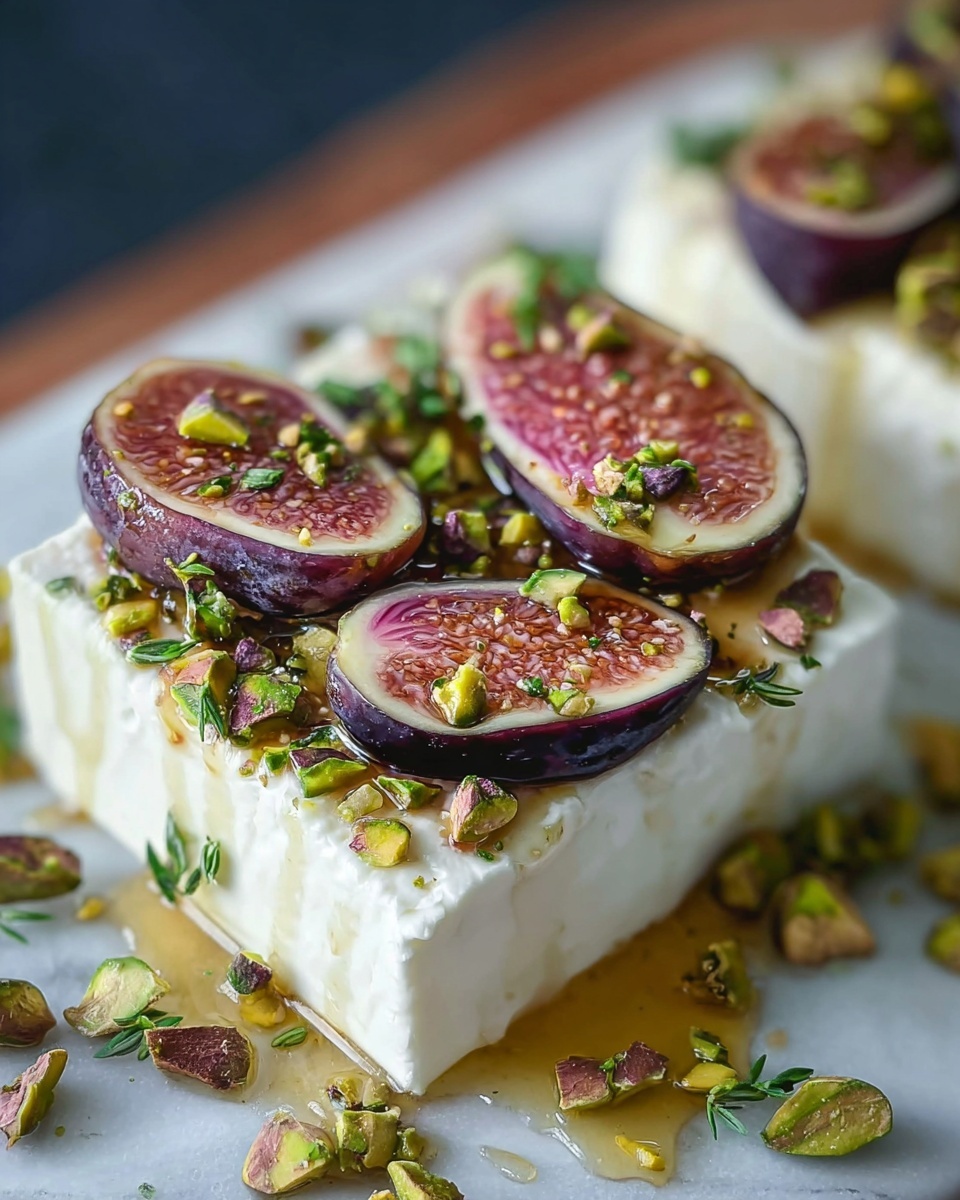 Honey Fig Pistachio Goat Cheese Appetizer Recipe - Recipe Image