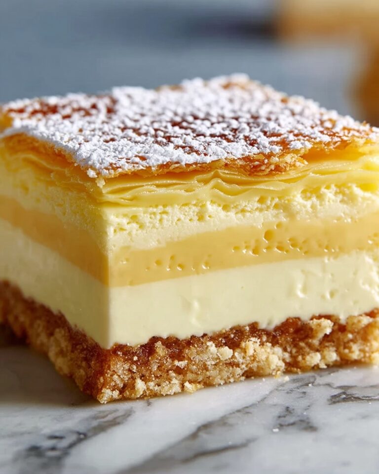 No-Bake Custard Slice Recipe