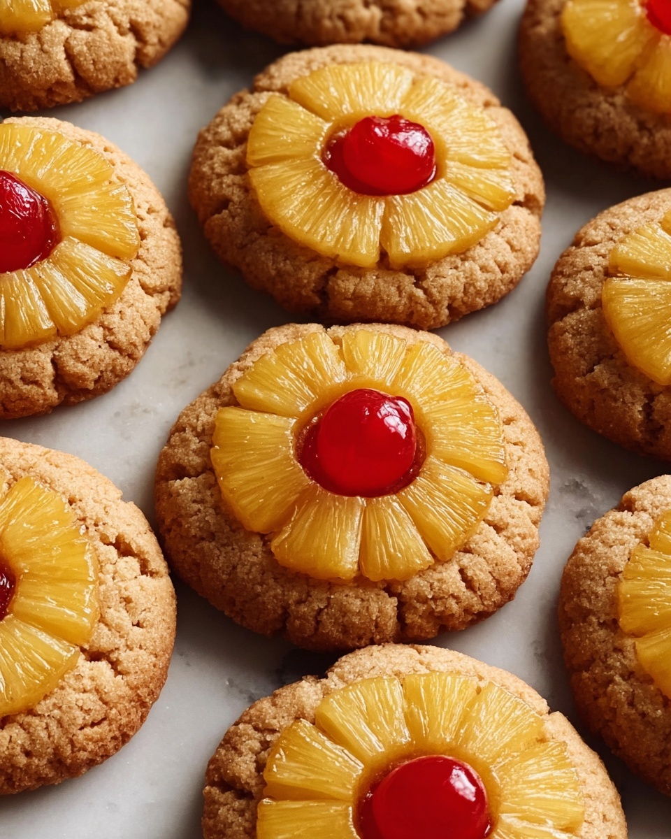 Pineapple Upside Sugar Cookies Recipe - Recipe Image