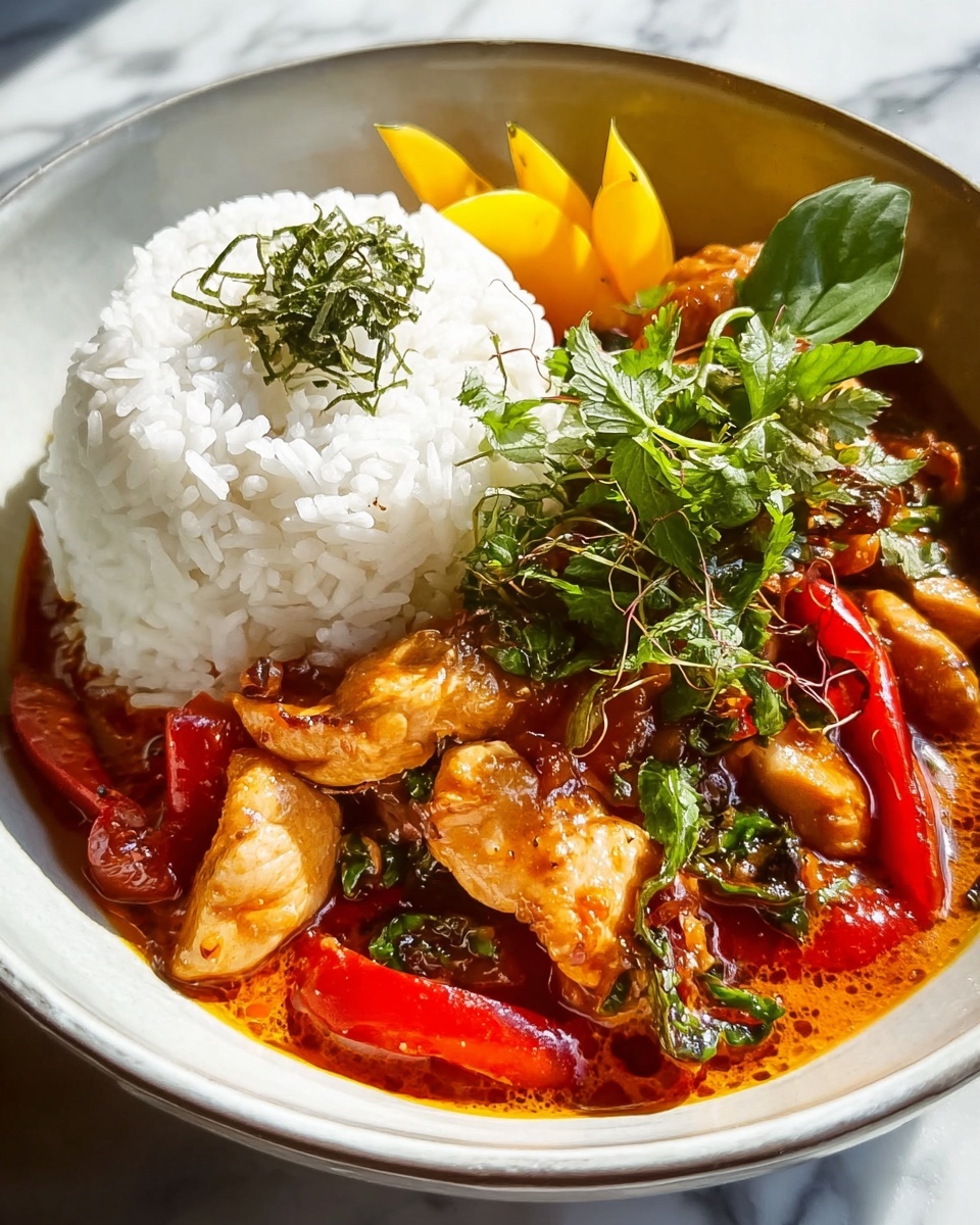 Simple Spicy Summer Coconut Chicken Curry Recipe - Recipe Image
