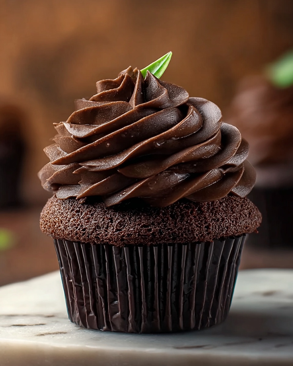 Double Chocolate Cupcakes Recipe - Recipe Image