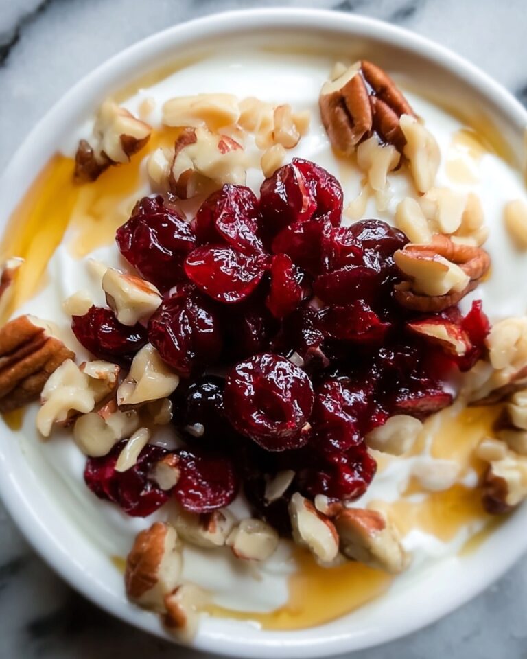 Whipped Goat Cheese with Cranberries and Candied Pecans Recipe
