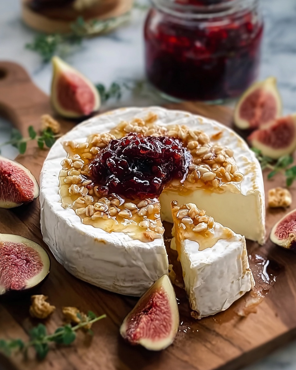 Boursin Cheese with Fig Jam and Pistachios: An Elegant Appetizer Recipe - Recipe Image