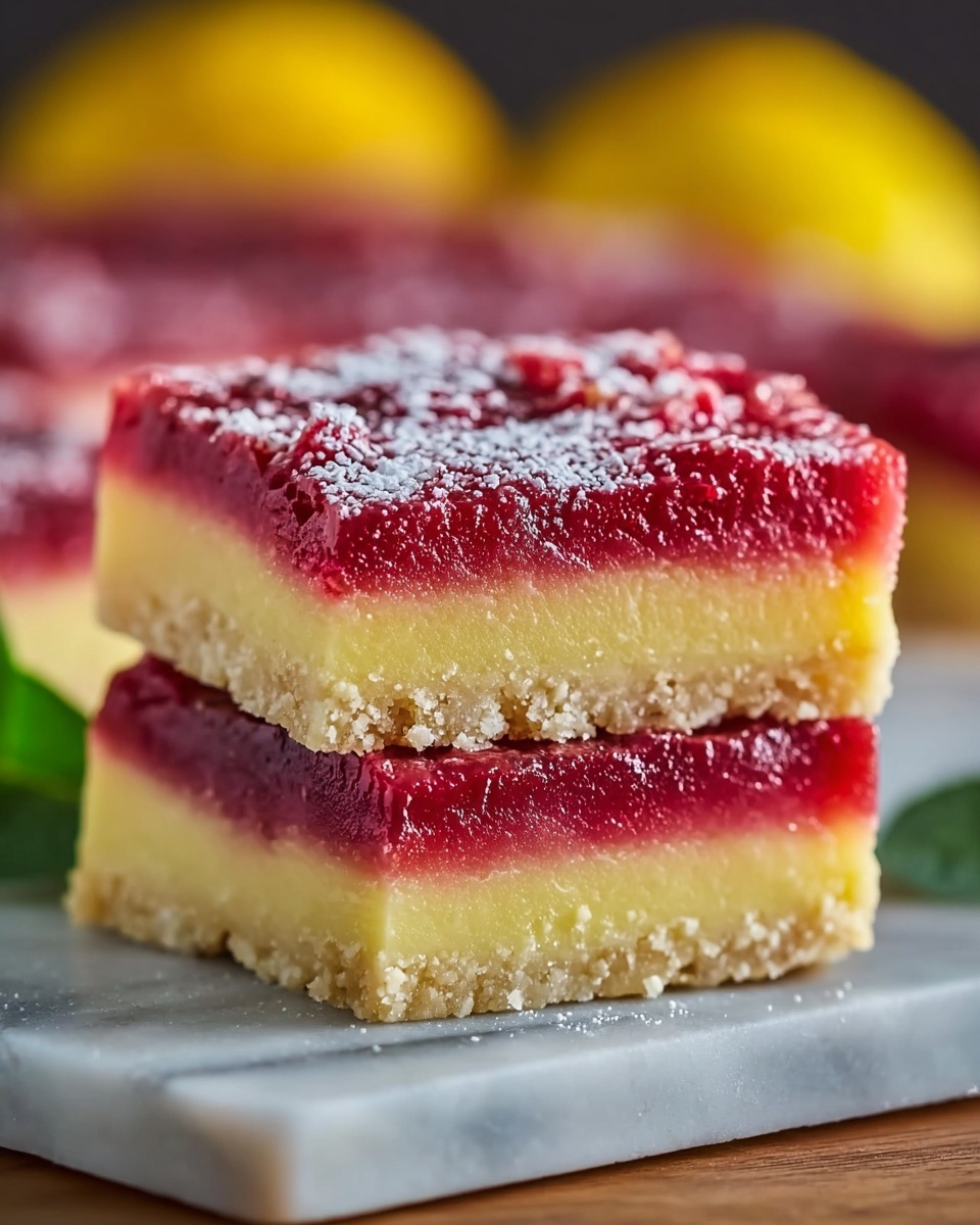 Raspberry Lemon Bars Recipe - Recipe Image