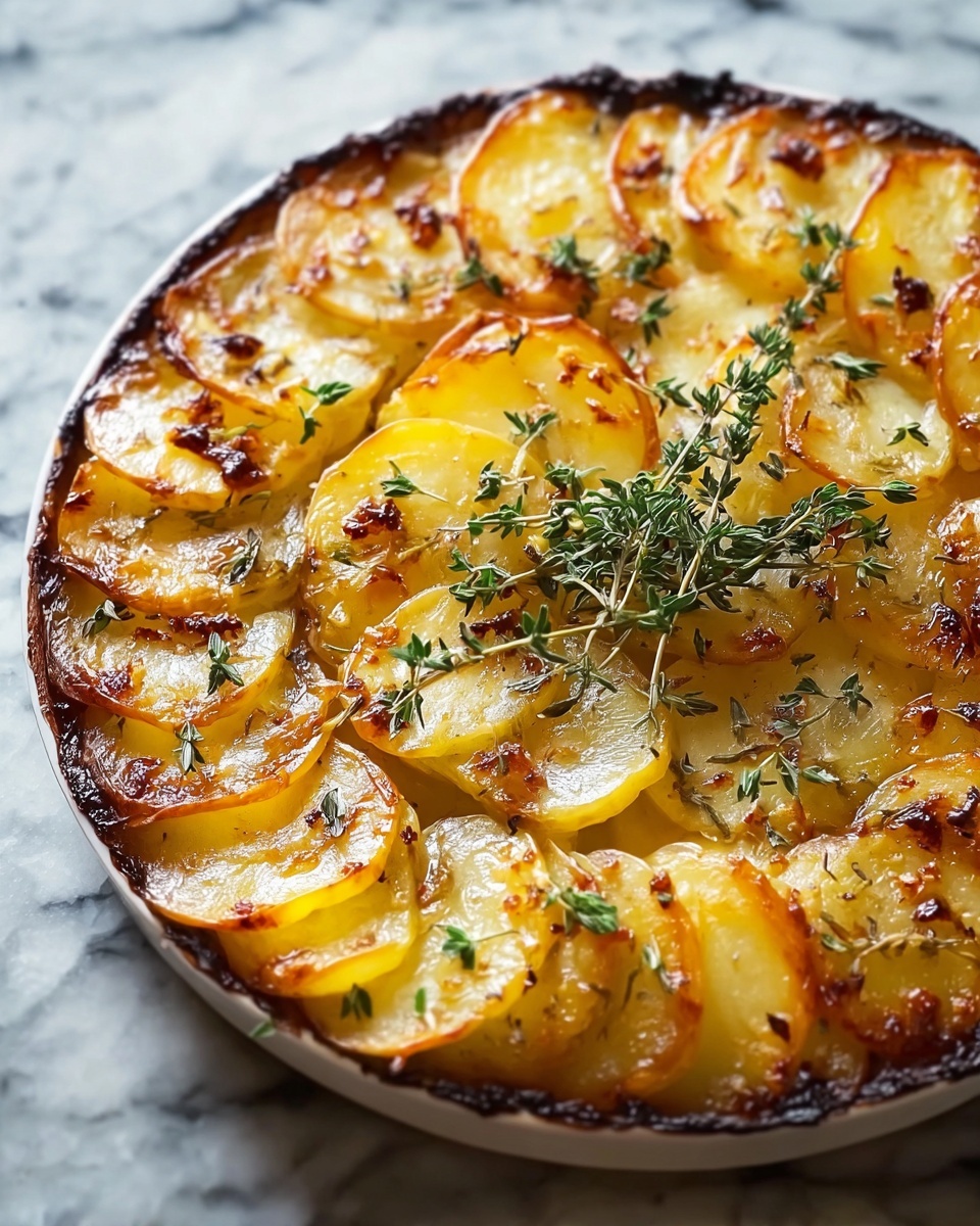 Crispy Balsamic-Thyme Potato Torte Recipe - Recipe Image