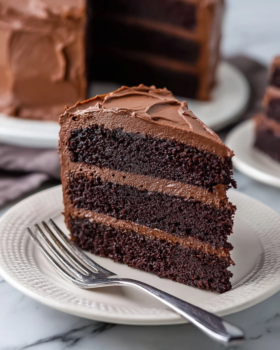 Homemade Chocolate Cake Recipe - Recipe Image