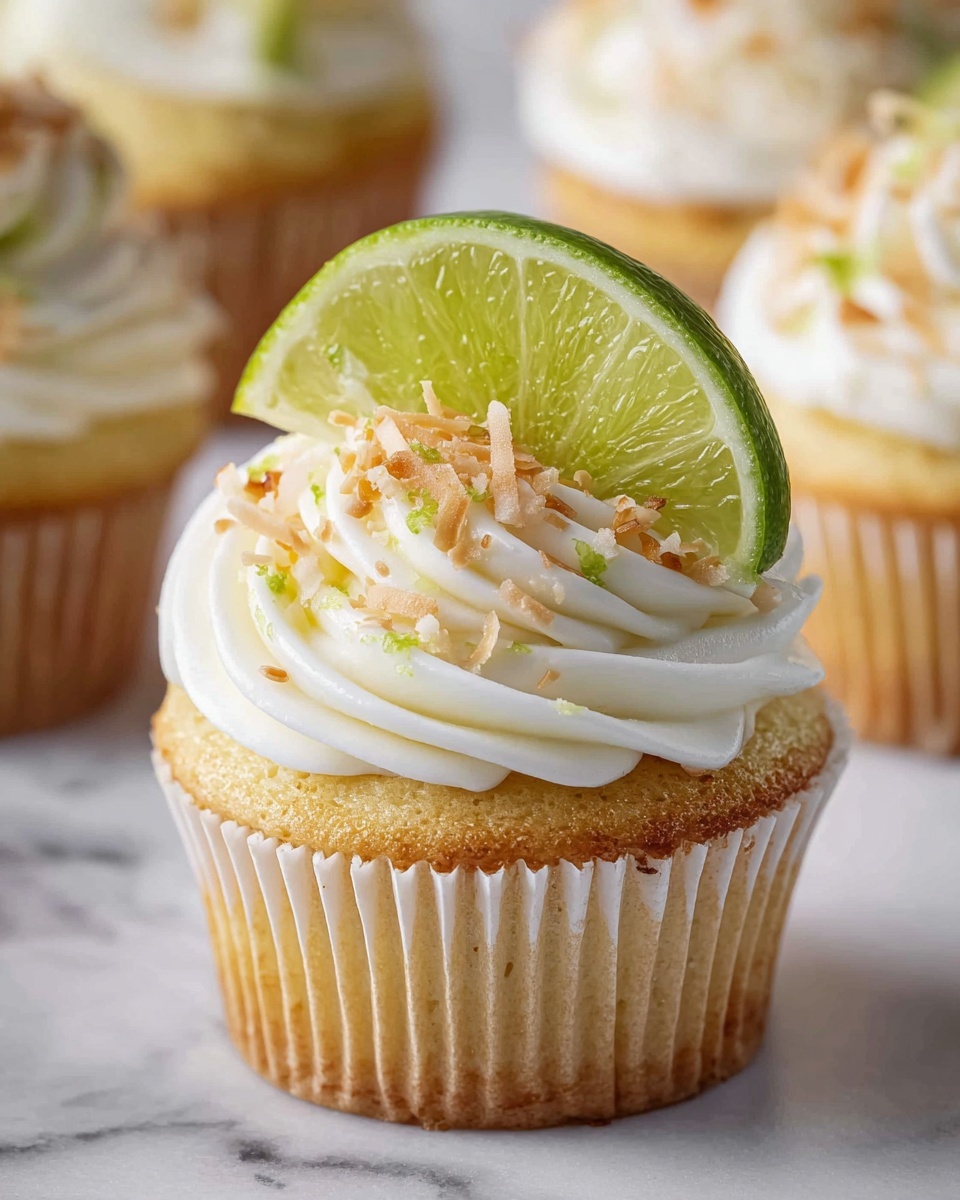 Coconut Lime Cupcakes Recipe - Recipe Image