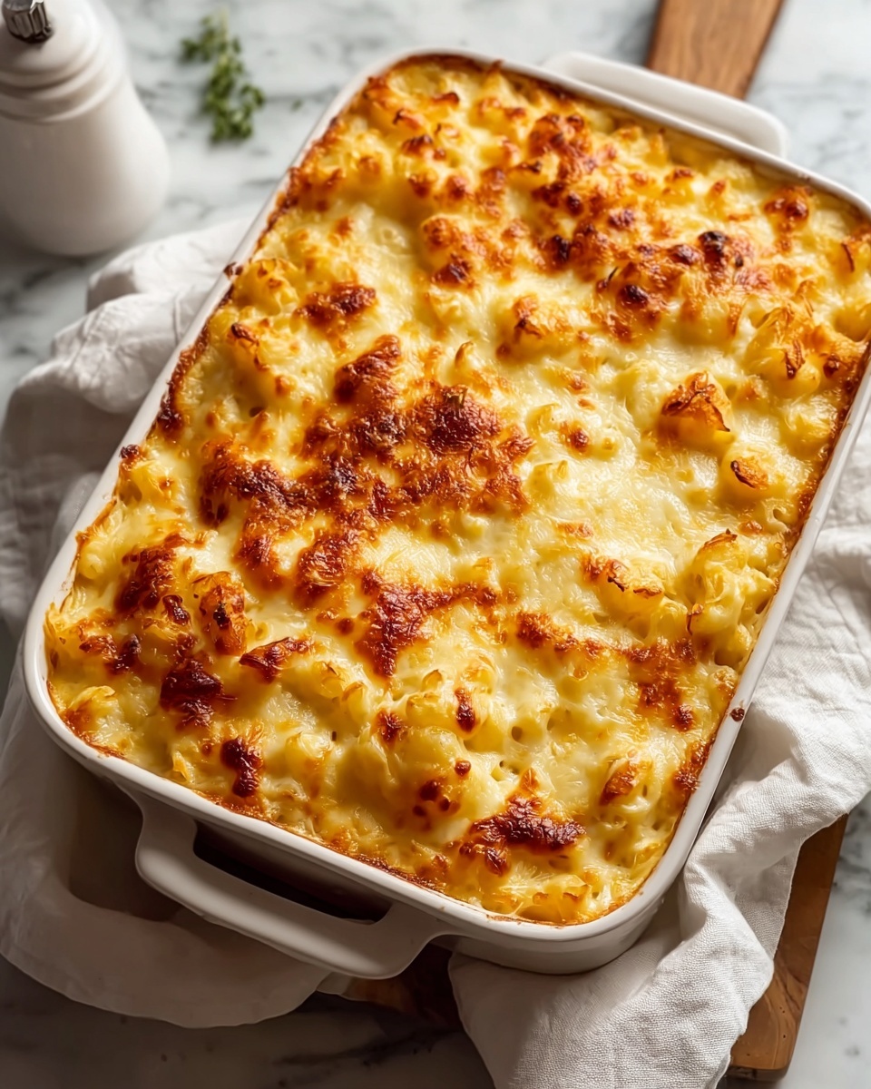 Southern Baked Macaroni and Cheese Soul Food Style Recipe - Recipe Image