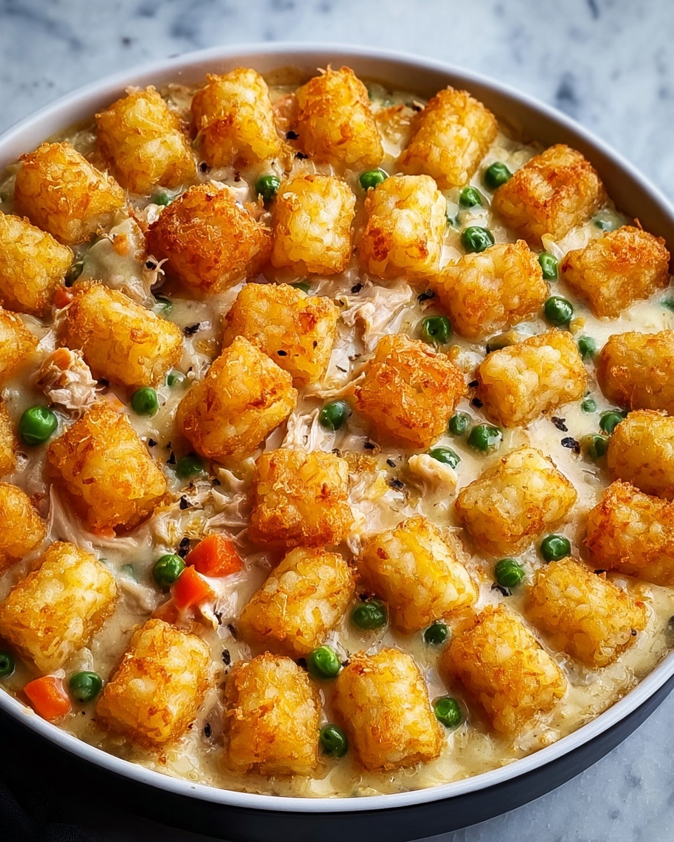 Tater Tot Chicken Pot Pie Recipe - Recipe Image