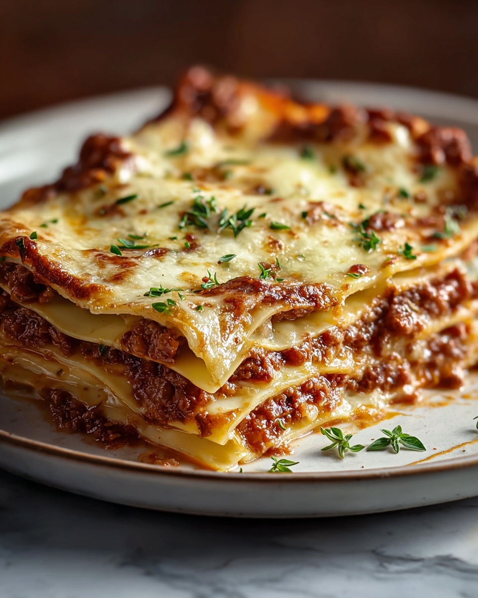 Easy Classic Lasagna with Meat Sauce Recipe - Recipe Image