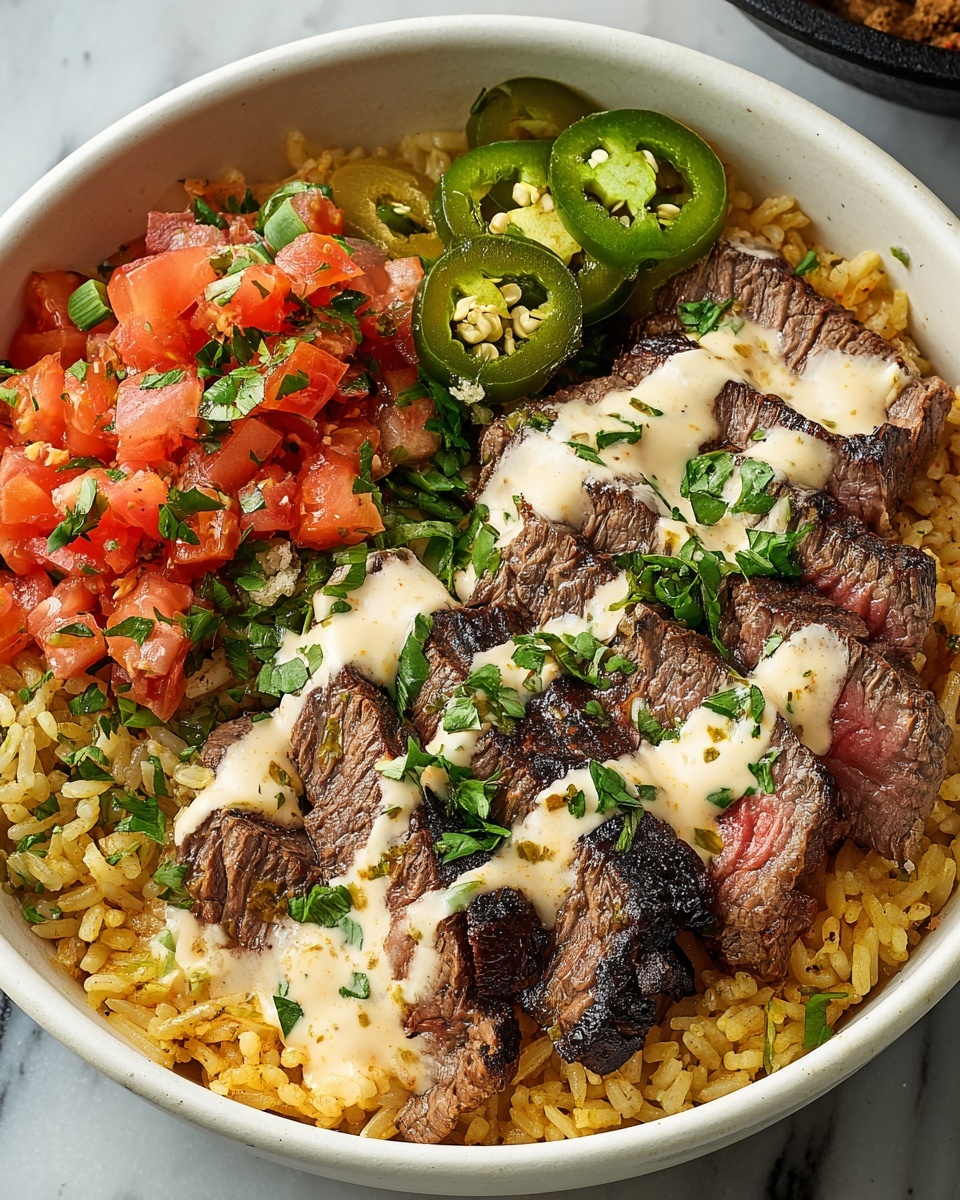 Steak & Queso Rice Recipe - Recipe Image