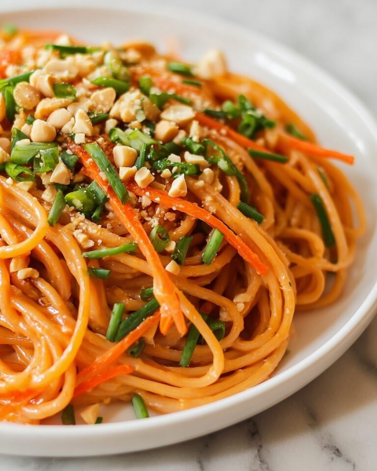 Creamy Peanut Noodles Recipe