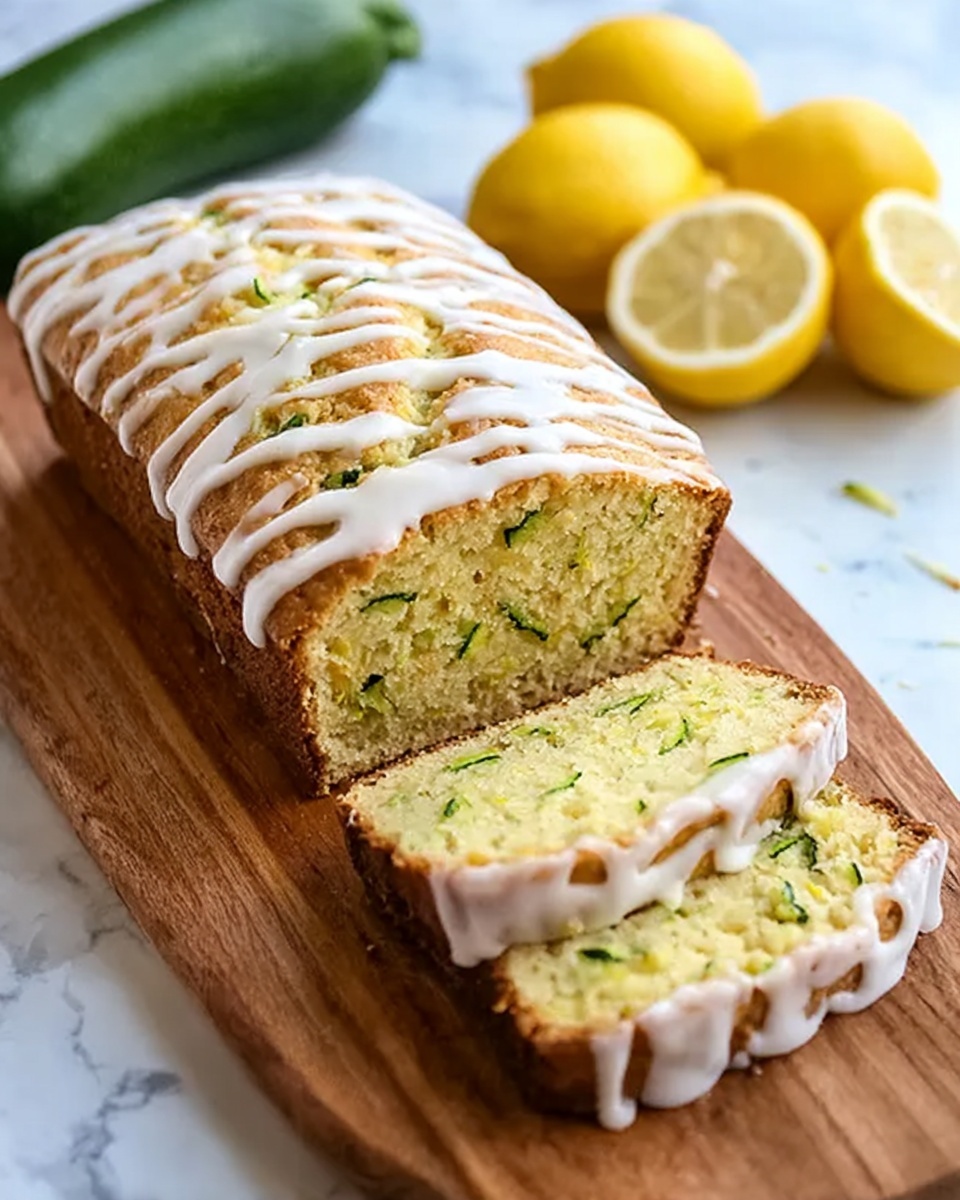 Lemon Zucchini Bread with Lemon Glaze Recipe - Recipe Image