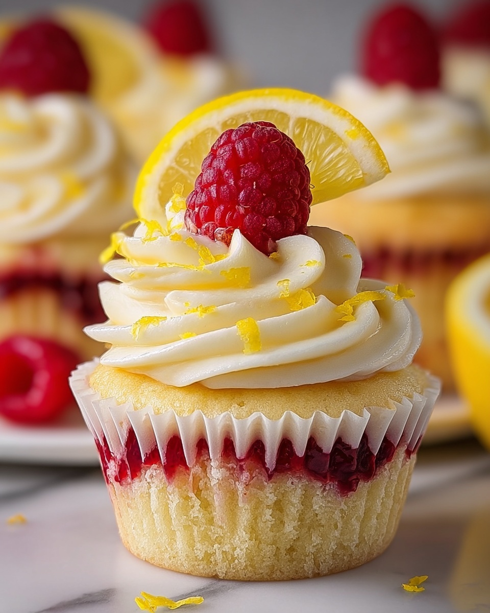 Raspberry Lemon Heaven Cupcakes Recipe - Recipe Image