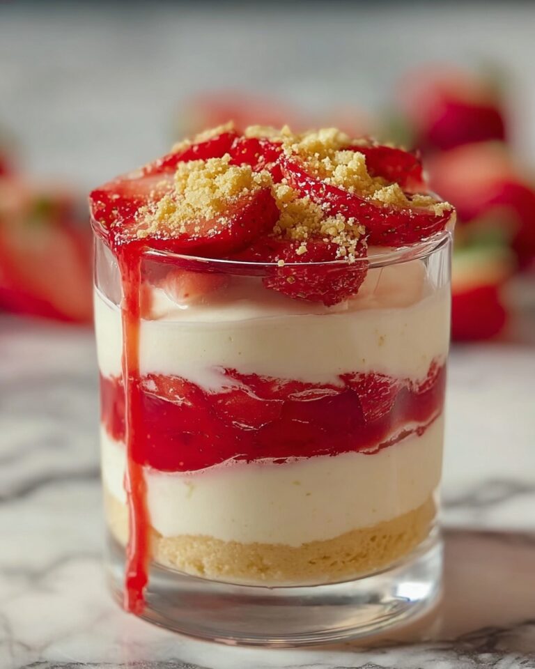 Strawberry Shortcake Cheesecake Cups Recipe