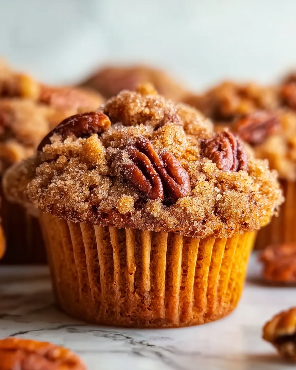Sweet Potato Muffins with Cinnamon Pecan Streusel Recipe - Recipe Image