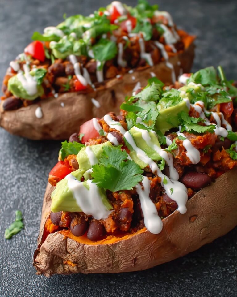Taco Stuffed Sweet Potatoes Recipe