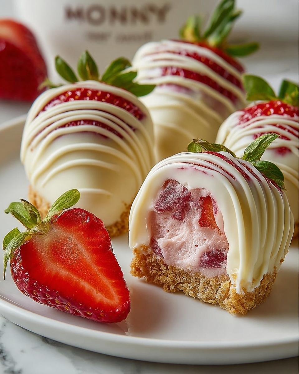 Strawberry Cheesecake Bites: The Perfect No-Bake Dessert Recipe - Recipe Image