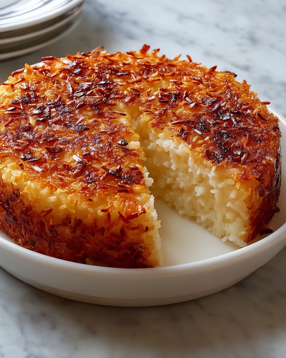 The Best Ever Crustless Coconut Pie – So Creamy, So Easy! Recipe - Recipe Image
