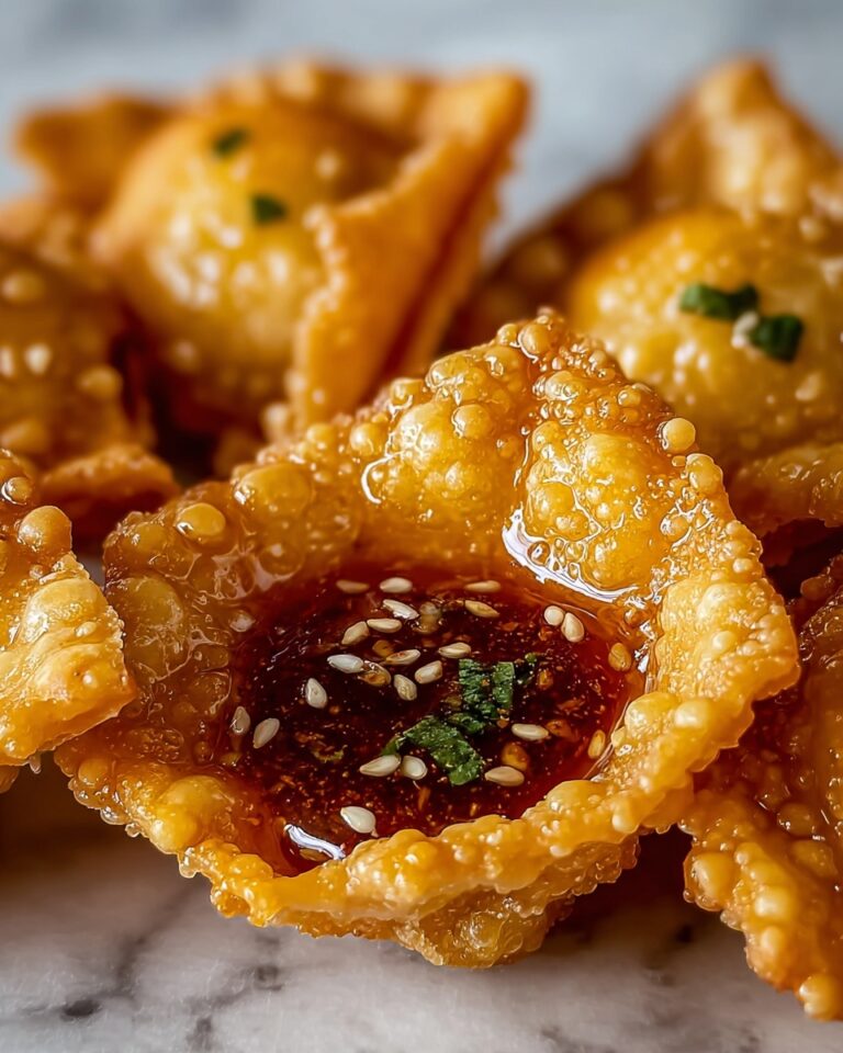Crab Rangoons with Orange Sweet Chili Dipping Sauce Recipe