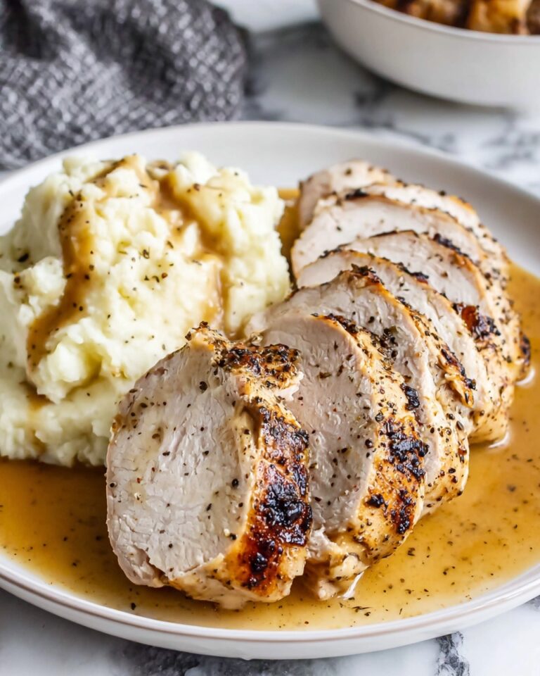 Crockpot Turkey Breast with Lemon, Vegetables, and Herbs Recipe