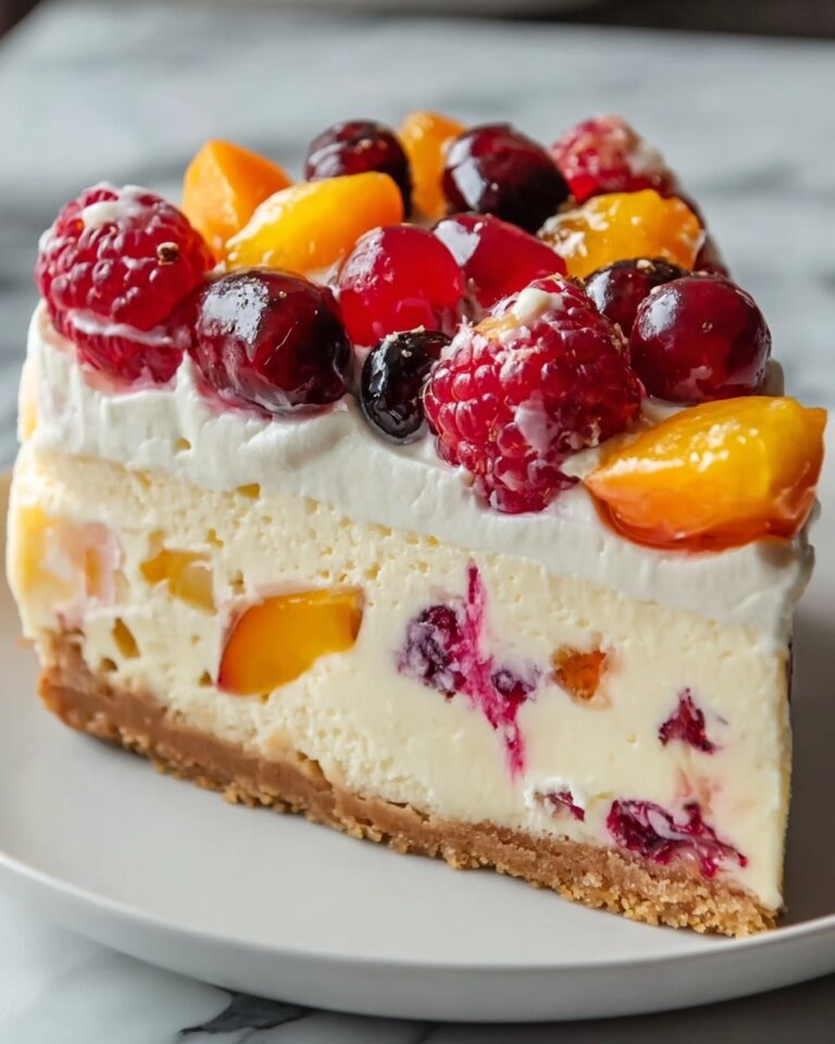 Mixed Fruit Cheesecake Recipe