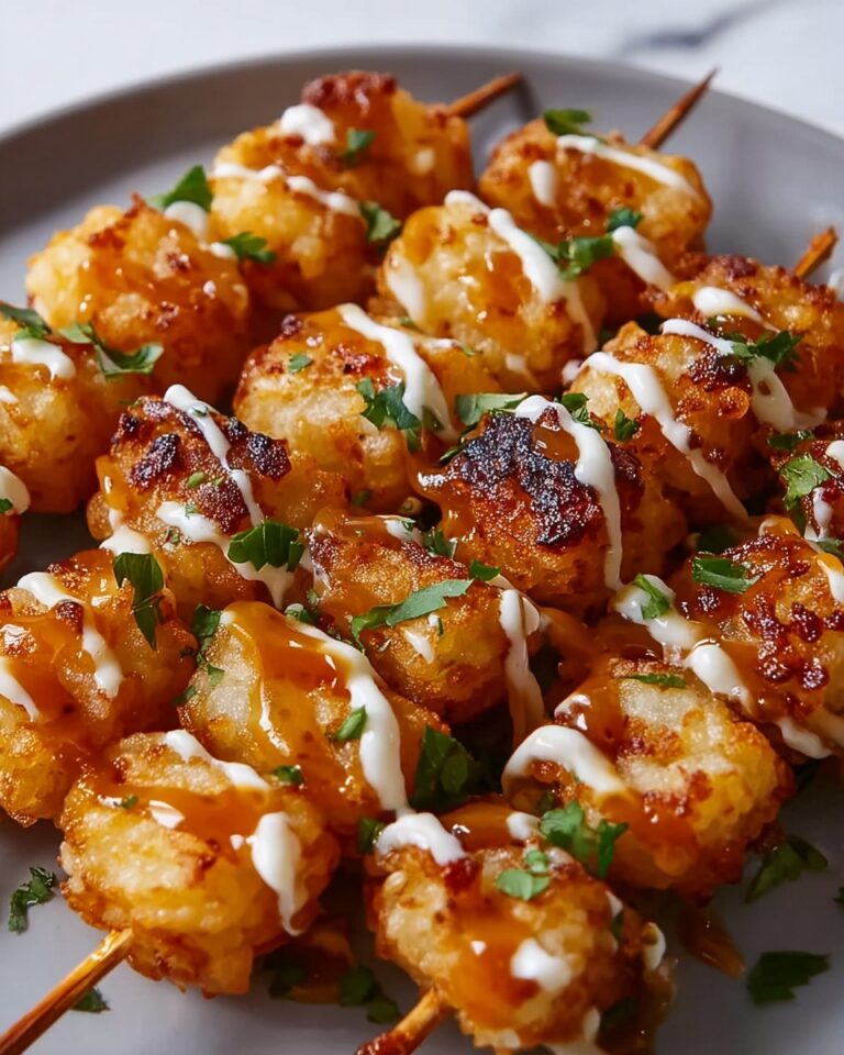 Loaded Tater Tots on Shareable Skewers Recipe