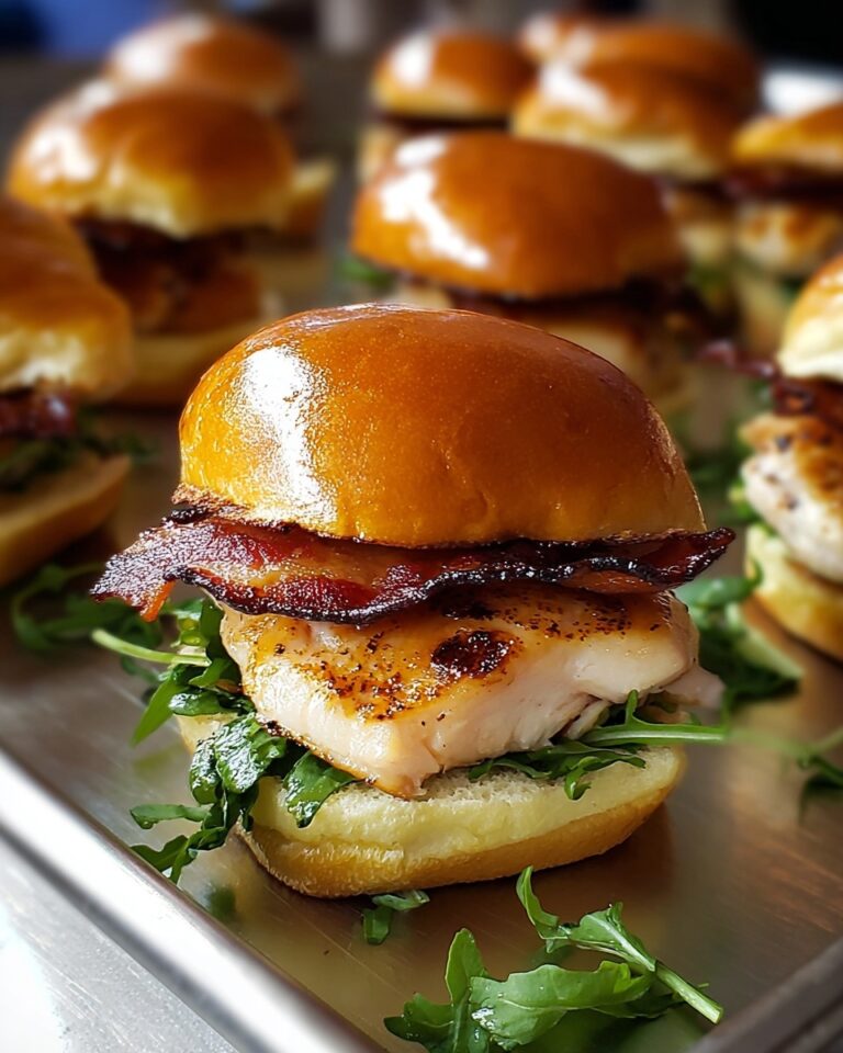 Sweet & Savory Maple Chicken Beef Bacon Sliders Recipe