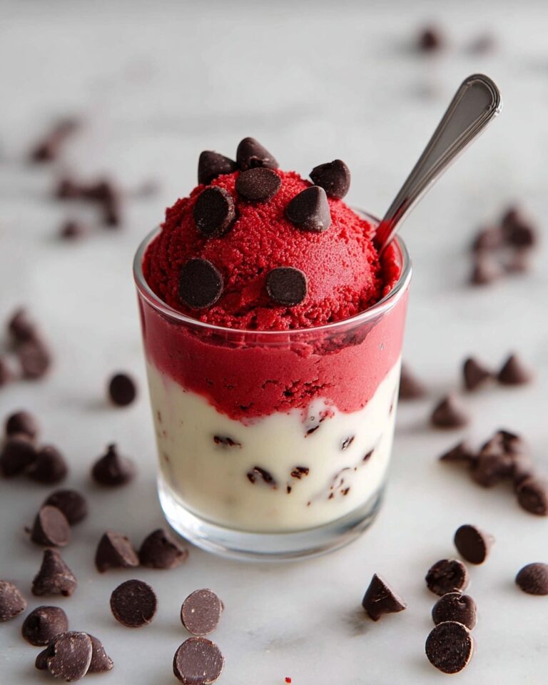 Edible Red Velvet Cookie Dough: A Deliciously Safe Treat to Satisfy Your Cravings Recipe